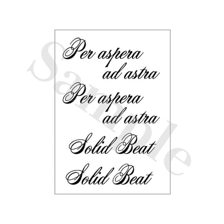 SOLID BEAT TATTOO STICKER 2023