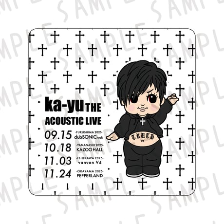 ka-yu THE LIVE BASSアクリルスタンドVol.1.2 ka-yu THE LIVE FIFTY⁡ ライブグッズ販売中