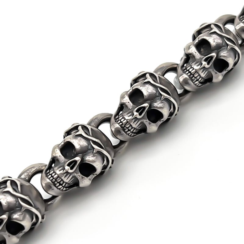 SKULL BRACELET L | Solid Beat