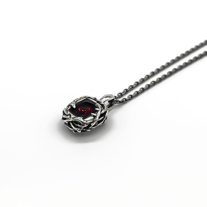 RED ROSE PENDANT／BLACK CROSS PENDANT | Solid Beat
