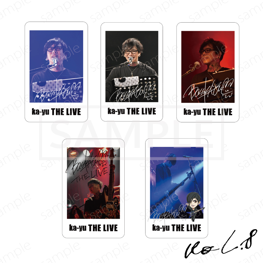 【Ka-yu 直筆サイン、メッセージ入り】チェキ風プラスチックカード ka-yu THE LIVEチェキ風プラスチックカードVol.8（ブラインド