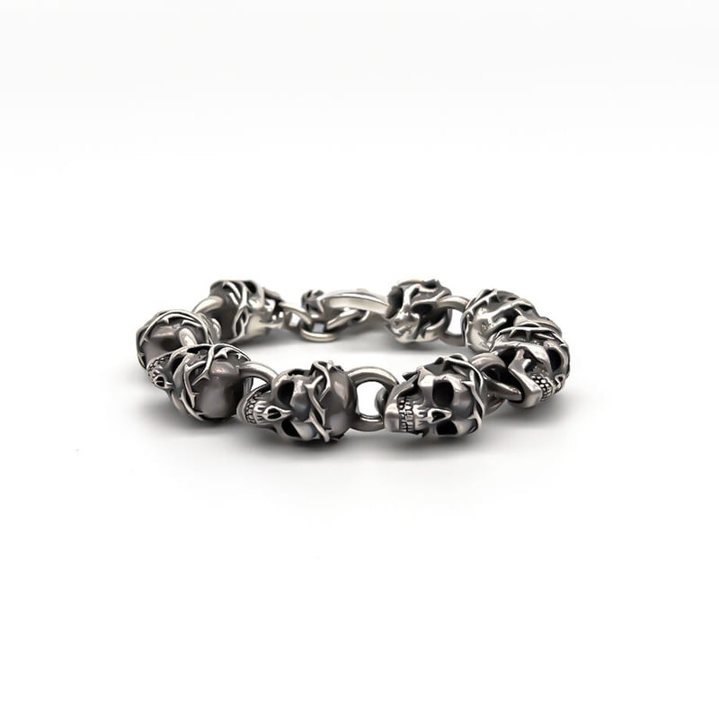 SKULL BRACELET L | Solid Beat