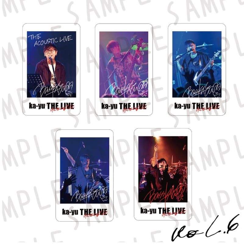 MUCC ムック チェキ風カードステッカー MUCC ムック チェキ風カードステッカー