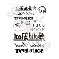 SOLID BEAT TATTOO STICKER
