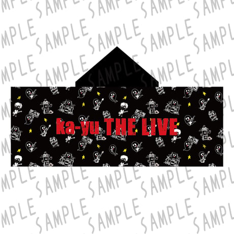 ka-yu THE LIVE×Solid Beat フード付きタオル