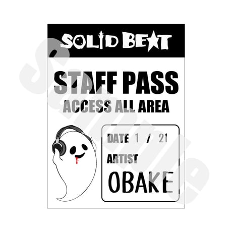 SB PASS STICKER