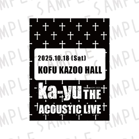 ka-yu THE LIVE BASSアクリルスタンドVol.1.2 ka-yu THE LIVE FIFTY⁡ ライブグッズ販売中