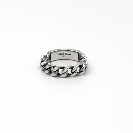 PLATE CHAIN RING - LOVE／PLATE CHAIN RING - HATE【受注生産】