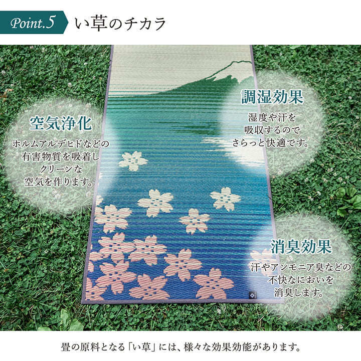 YOGA MAT 畳ヨガマット SAKURA富士 い草 国産 60×180㎝ 畳ヨガマット SAKURA富士 い草 国産｜イケヒコ公式通販