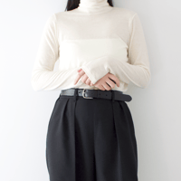WOOL TURTLE NECK TEE