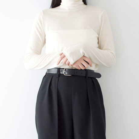 WOOL TURTLE NECK TEE
