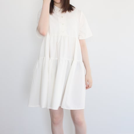 shirt dress -off white-