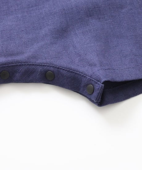 Linen short salopette 90