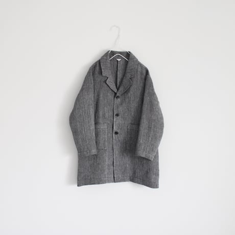 linen chester coat 120