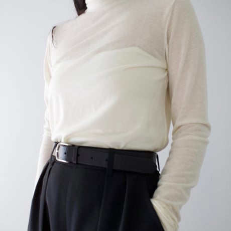 WOOL TURTLE NECK TEE