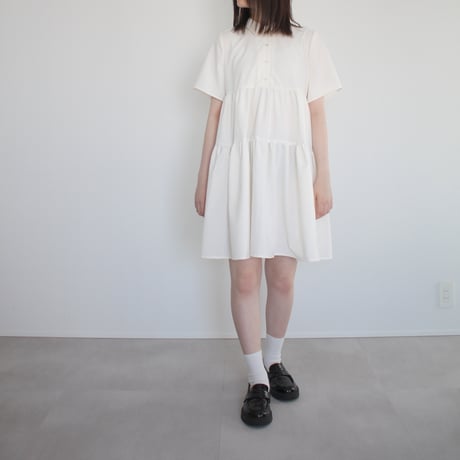 shirt dress -off white-