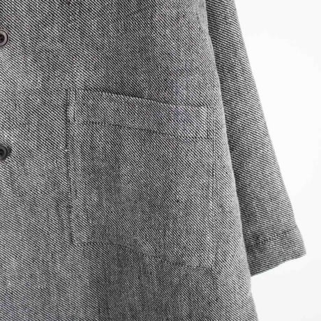 linen chester coat 120
