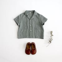Open collar shirt