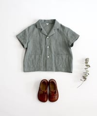 Open collar shirt
