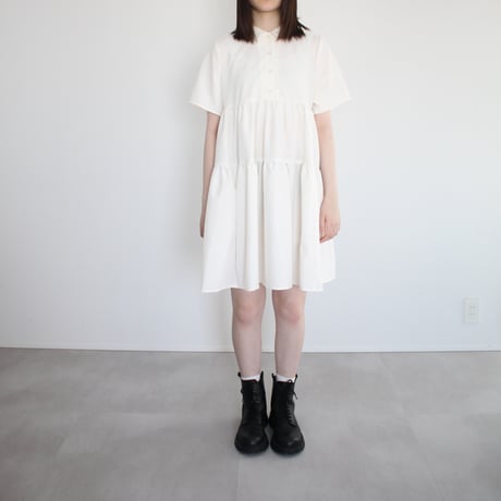 shirt dress -off white-