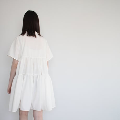 shirt dress -off white-