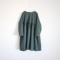 Cotton linen raglan sleeve dress 130