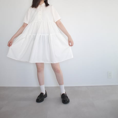 shirt dress -off white-