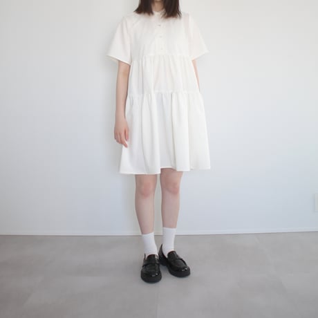 shirt dress -off white-