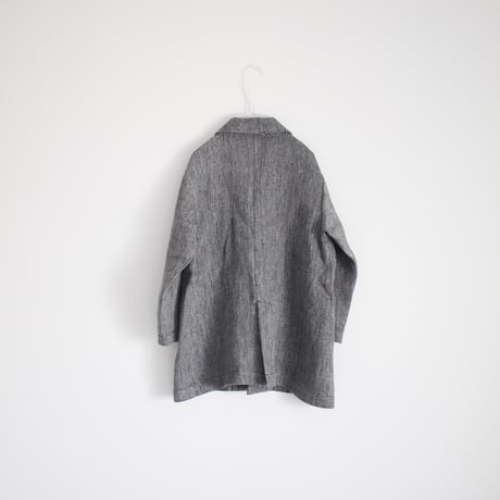 linen chester coat 120