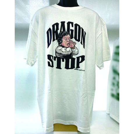 DRAGON STOP Tシャツ　vanilla white