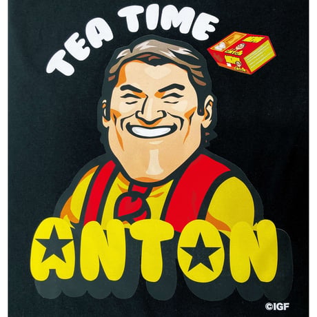 ANTON TEA TIME Tシャツ　ブラック