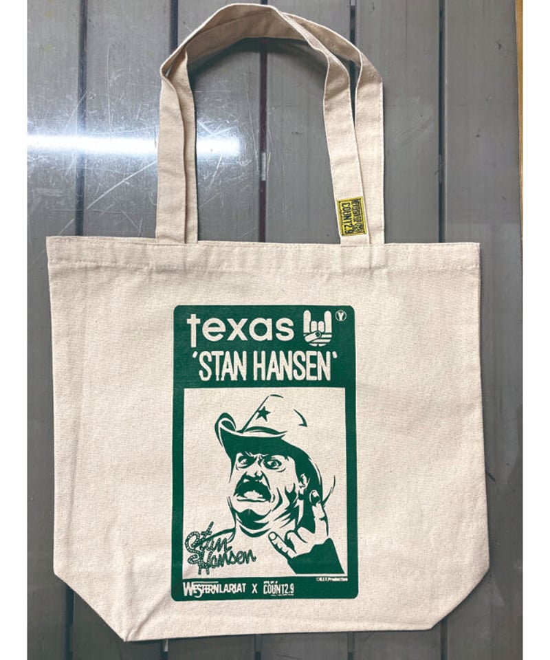 スタン・ハンセン 全日本プロレス トートバッグ ウエスタンラリアット エコバッグ スタン・ハンセン 全日本プロレス トートバッグ ウエスタン