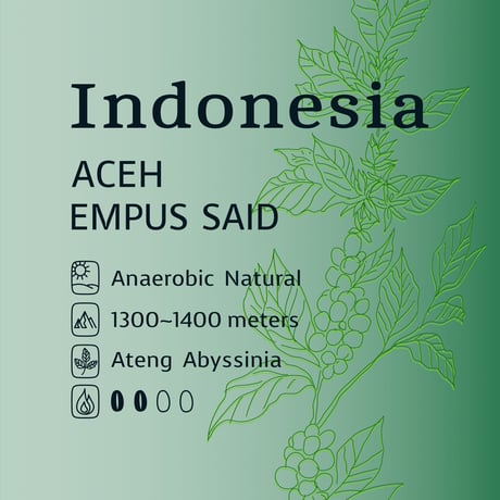 Indonesia  / ANAEROBIC NATURAL【75g】