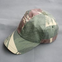 新品【インド軍】クリーム色多め ブラッシュ迷彩 キャップ 帽子 ブラッシュカモ ローデシア軍 イギリス軍 戦闘服