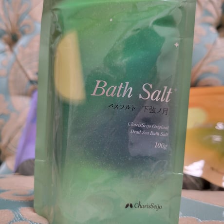 ムーン&ハーブ死海の塩BATH  SALT 【下弦ノ月】100g