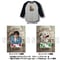 【びるぼいラグランTシャツ】（グレー／ブラック）＆ 一緒にびるぼいアクスタ-nao ver.- /-すね太ver.-セット