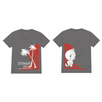 “サンセットすね太”VネックTシャツ　Mサイズ〜Lサイズ