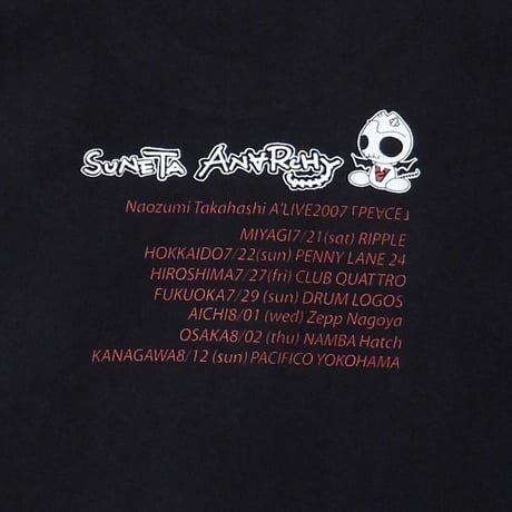 A'LIVE 2007 PE∀CE TOUR Tシャツ　Sサイズ、Mサイズ、XLサイズ