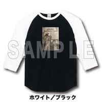 【びるぼいラグランTシャツ】（ホワイト／ブラック）