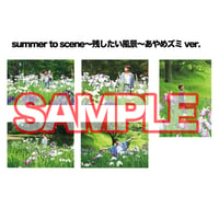 【ポストカード】summer to scene～残したい風景～あやめズミ ver.