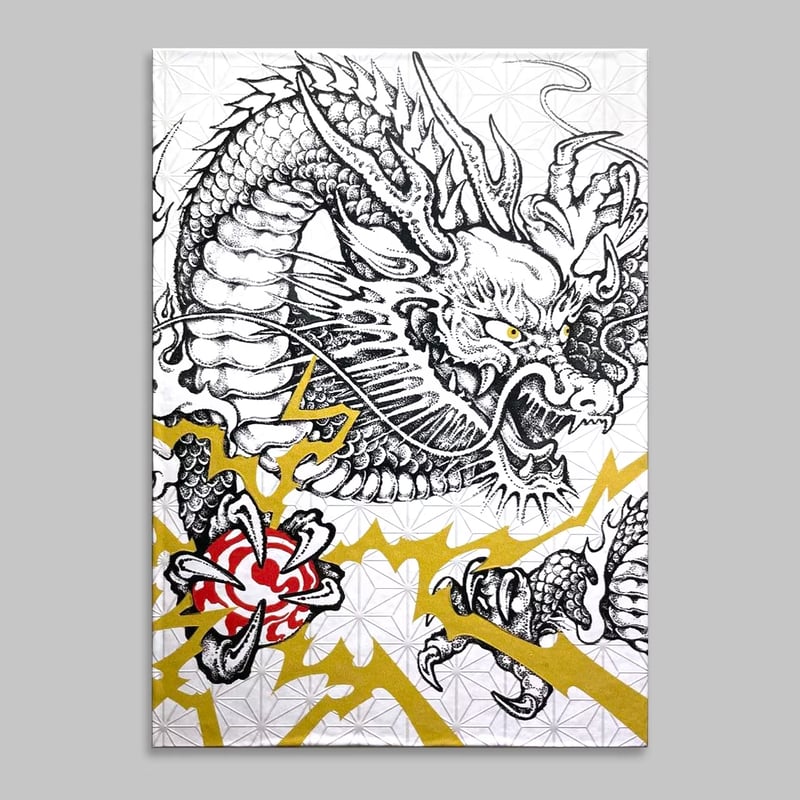 御朱印帖『龍神』白 | おまもりや -omamoriya-