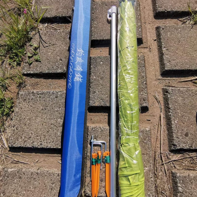 釣友本舗製へら鮒釣りワイドパラソルーSW 100、緑色 サイズ外側直径