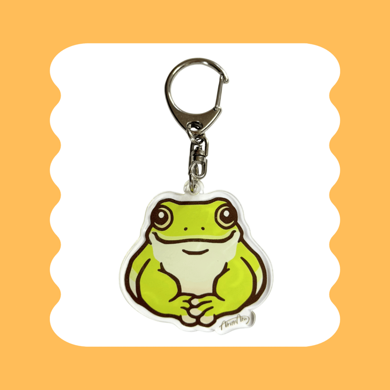 イエアメガエル アクリルキーホルダー | ありまる商店