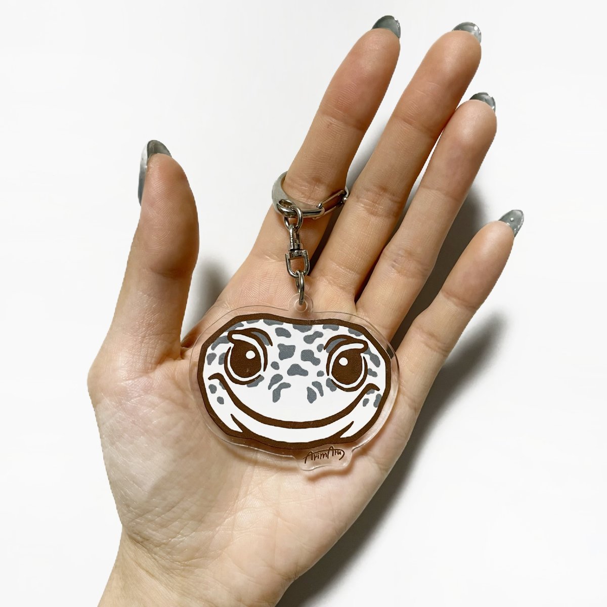 ヒョウモントカゲモドキ スーパーマックスノー キーホルダー | ありま