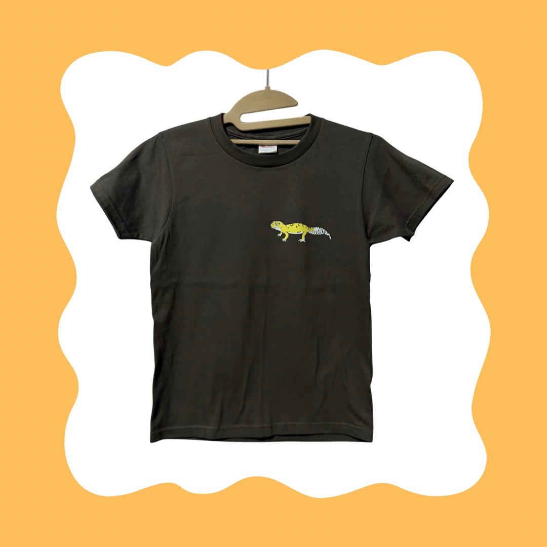 ヒョウモントカゲモドキ Tシャツ | ありまる商店