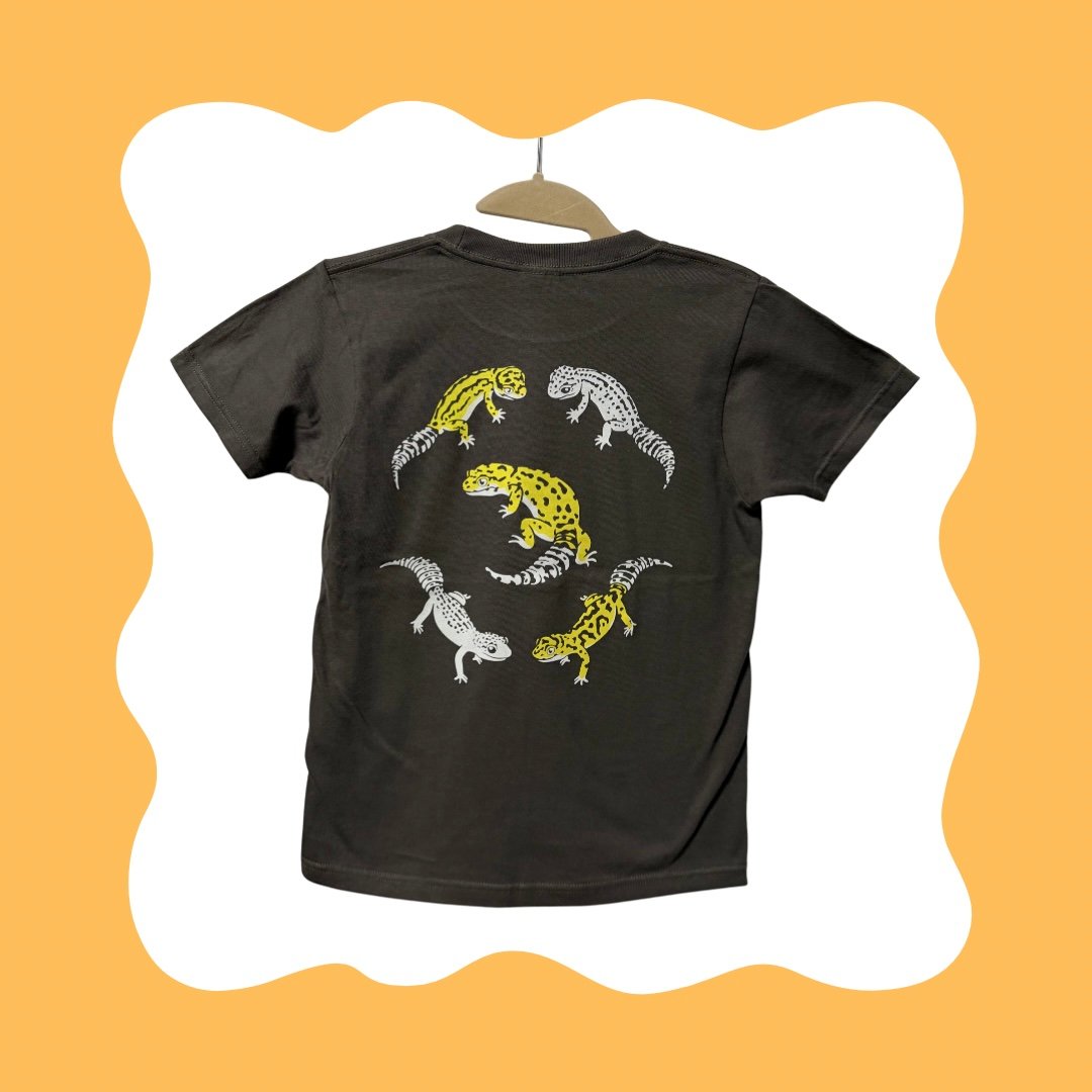 ヒョウモントカゲモドキ Tシャツ | ありまる商店