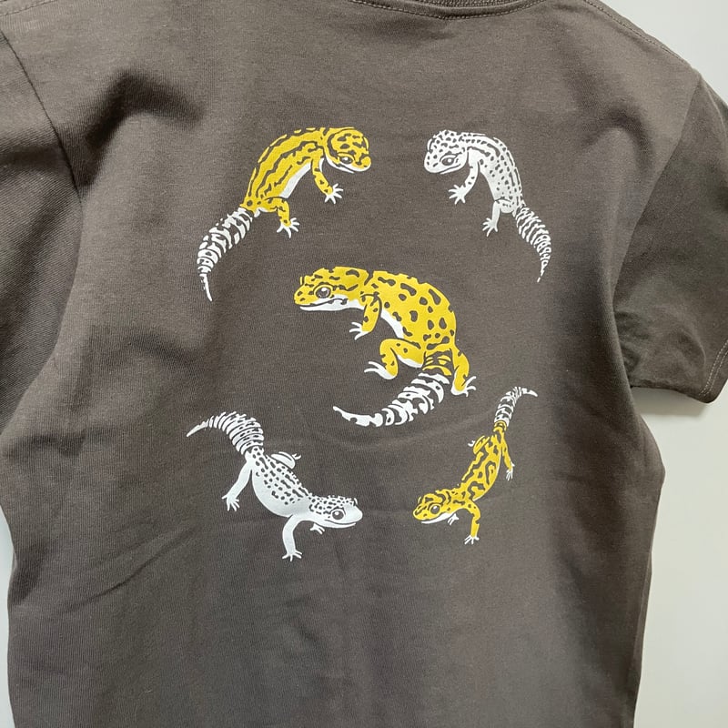 ヒョウモントカゲモドキ Tシャツ | ありまる商店
