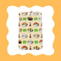 お寿司なレオパたち パスケース