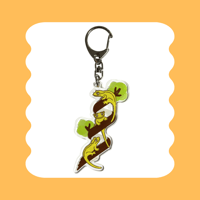 クレステッドゲッコー アクリルキーホルダー