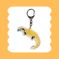 チュウオウアオジタトカゲ アクリルキーホルダー